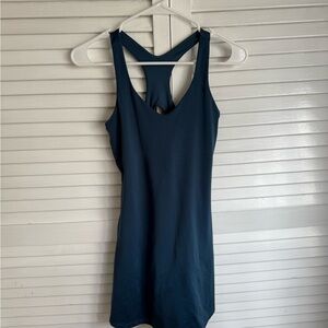 Navy Blue Sleeveless Dress